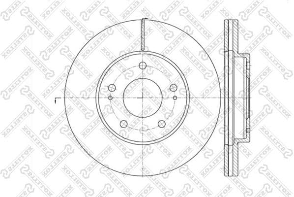 Brake Disc 6020-3034V-SX