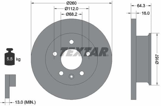 Brake Disc 92055900