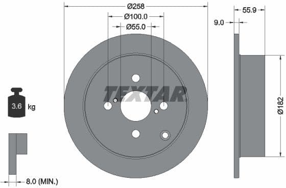 Brake Disc PRO 92126103