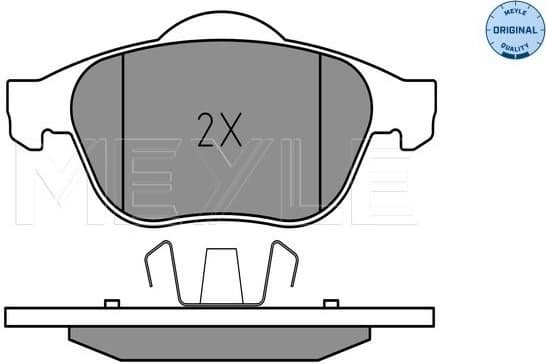 Brake Pad Set, disc brake MEYLE-ORIGINAL: True to OE. 025 245 3618