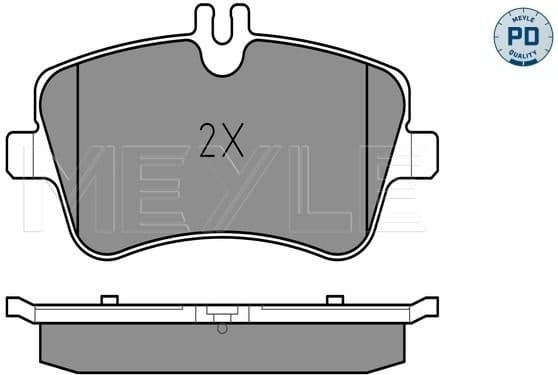 Brake Pad Set, disc brake MEYLE-PD: Advanced performance and design. 025 231 4419/PD