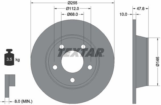 Brake Disc PRO 92117303