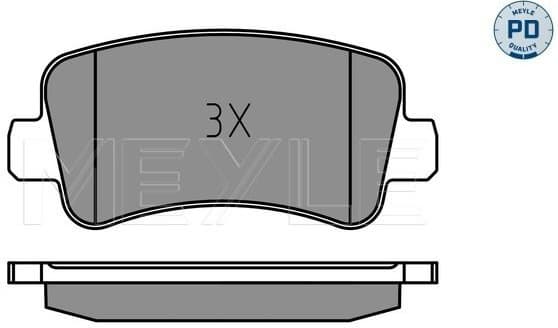 Brake Pad Set, disc brake MEYLE-PD: Advanced performance and design. 025 251 1218/PD - image 2