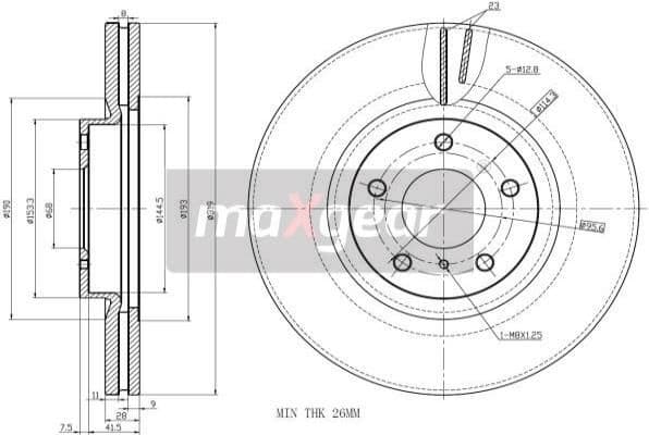 Brake Disc 19-2407