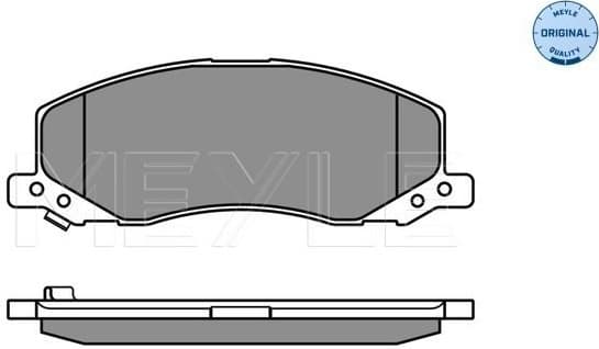 Brake Pad Set, disc brake MEYLE-ORIGINAL: True to OE. 025 244 1817/W - image 2