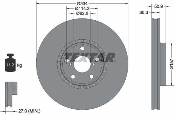Brake Disc PRO 92147803