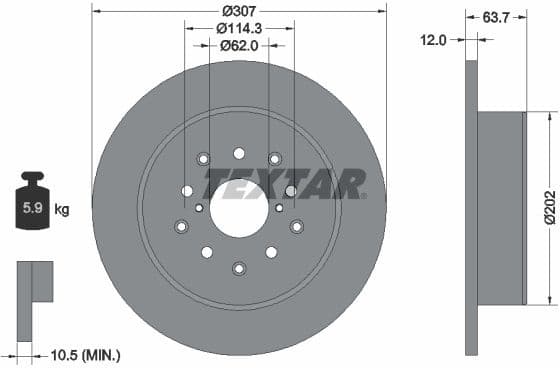 Brake Disc PRO 92170803