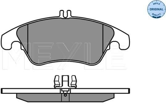 Brake Pad Set, disc brake MEYLE-ORIGINAL: True to OE. 025 243 1019 - image 2