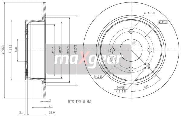 Brake Disc 19-2792 - image 2