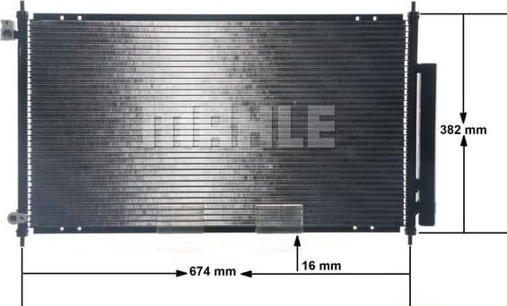 Condenser, air conditioning BEHR AC 467 001S - image 12