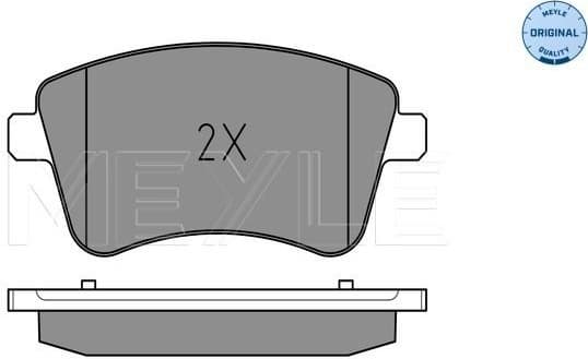 Brake Pad Set, disc brake MEYLE-ORIGINAL: True to OE. 025 251 8419/W - image 2