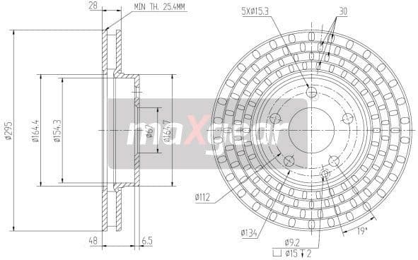 Brake Disc 19-1034 - image 2
