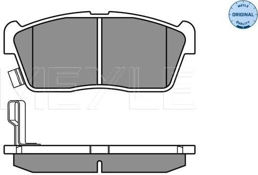 Brake Pad Set, disc brake MEYLE-ORIGINAL: True to OE. 025 235 0715 - image 2