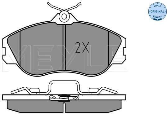 Brake Pad Set, disc brake MEYLE-ORIGINAL: True to OE. 025 211 3819/W