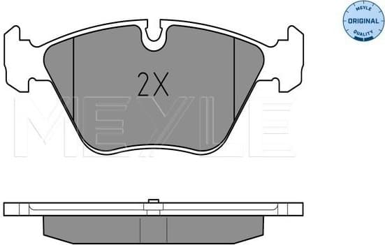 Brake Pad Set, disc brake MEYLE-ORIGINAL: True to OE. 025 231 8320 - image 2