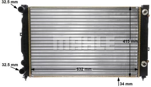 Radiator, engine cooling BEHR CR 132 000S - image 17