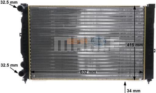 Radiator, engine cooling BEHR CR 647 000S - image 15