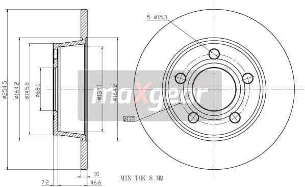 Brake Disc 19-1802