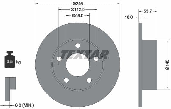 Brake Disc PRO 92090803