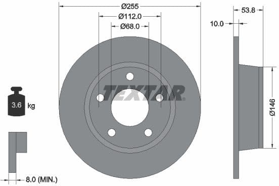 Brake Disc PRO 92104103