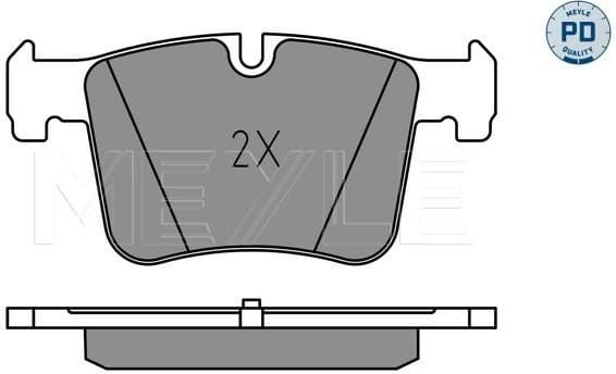 Brake Pad Set, disc brake MEYLE-PD: Advanced performance and design. 025 251 9919/PD
