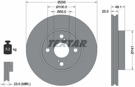 Brake Disc PRO 92125903