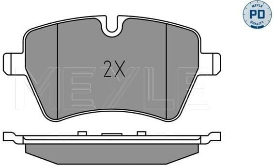 Brake Pad Set, disc brake MEYLE-PD: Advanced performance and design. 025 239 8418/PD