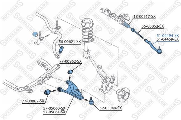 Tie Rod End 51-04494-SX - image 2