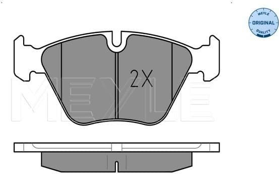 Brake Pad Set, disc brake MEYLE-ORIGINAL: True to OE. 025 219 9020 - image 2