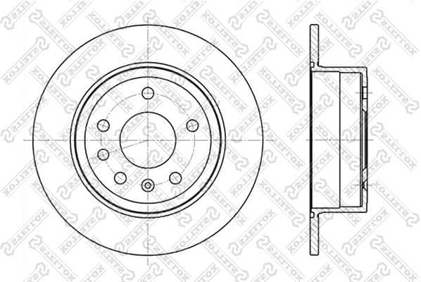 Brake Disc 6020-3610-SX