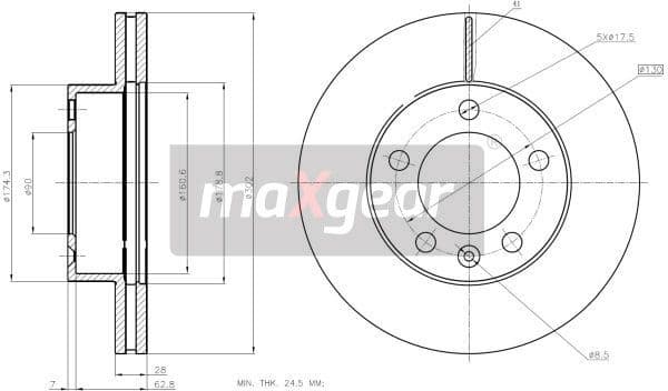 Brake Disc 19-2009