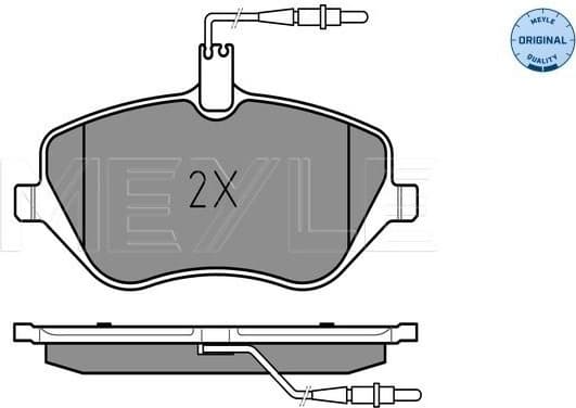 Brake Pad Set, disc brake MEYLE-ORIGINAL: True to OE. 025 241 3317/W