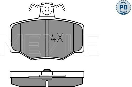 Brake Pad Set, disc brake MEYLE-PD: Advanced performance and design. 025 215 4515/PD