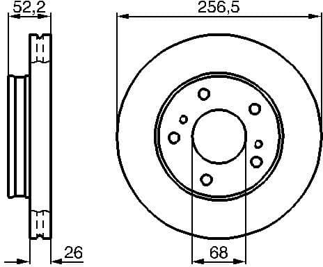 Brake Disc 0986478485