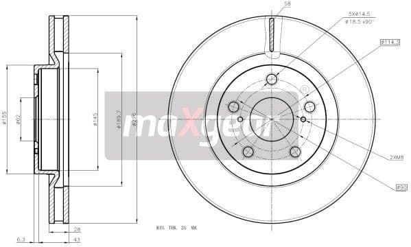 Brake Disc 19-1866