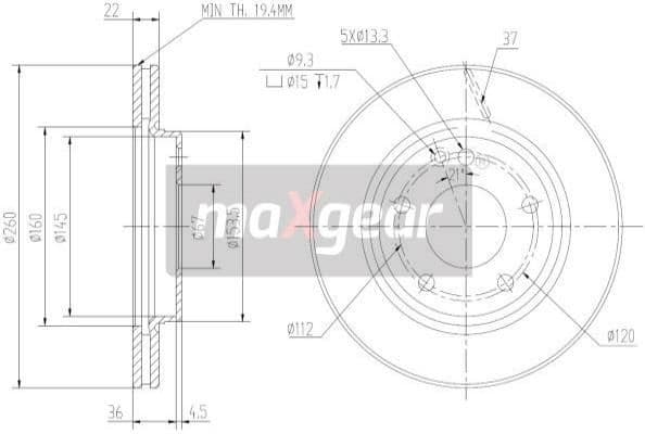 Brake Disc 19-0802