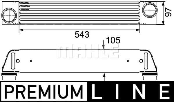 Charge Air Cooler BEHR *** PREMIUM LINE *** CI 189 000P