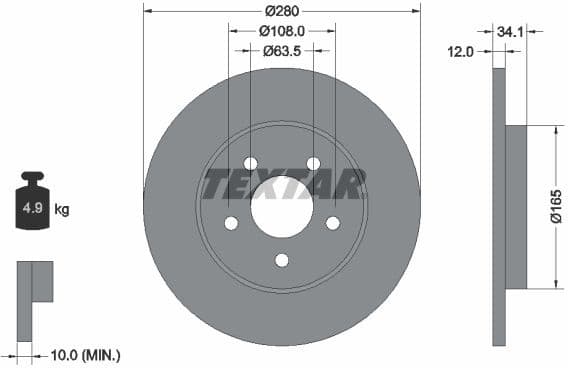 Brake Disc PRO 92109703