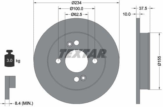 Brake Disc PRO 92147203