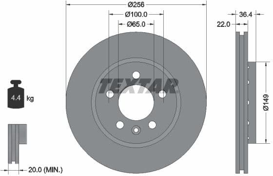 Brake Disc PRO 92098603