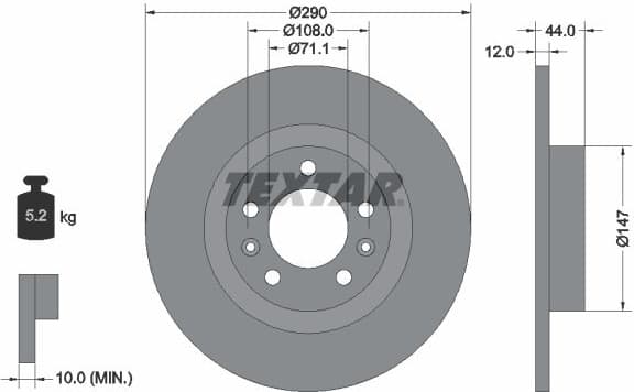 Brake Disc PRO 92238003