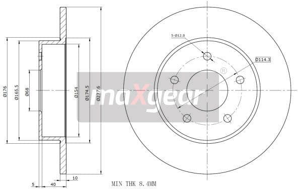 Brake Disc 19-0955