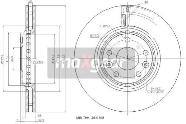 Brake Disc 19-2363
