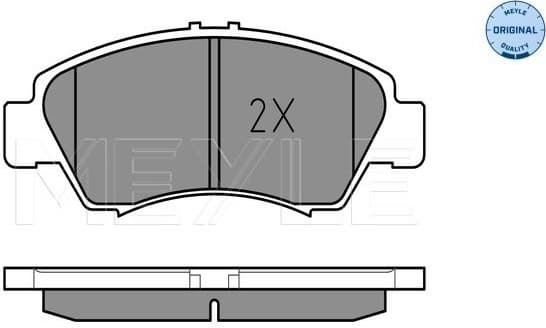 Brake Pad Set, disc brake MEYLE-ORIGINAL: True to OE. 025 216 9715/W - image 2