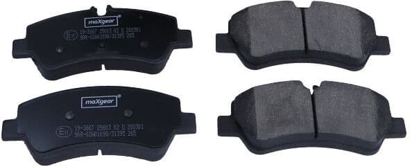 Brake Pad Set, disc brake 19-3667