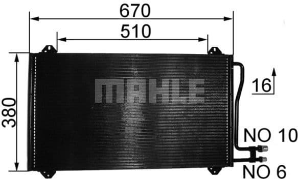 Condenser, air conditioning BEHR AC 207 000S - image 11