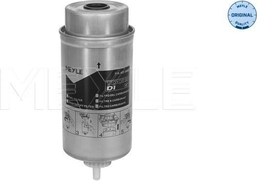 Fuel Filter MEYLE-ORIGINAL: True to OE. 714 403 0000