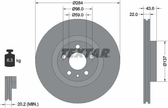 Brake Disc PRO 92046803