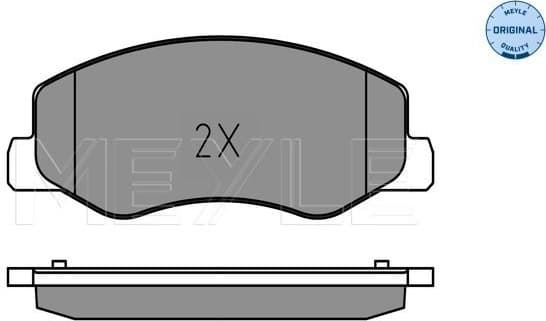 Brake Pad Set, disc brake MEYLE-ORIGINAL: True to OE. 025 251 7218/W - image 2