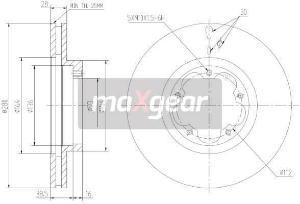 Brake Disc 19-1333
